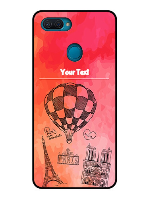 Custom Oppo A12 Custom Glass Phone Case  - Paris Theme Design