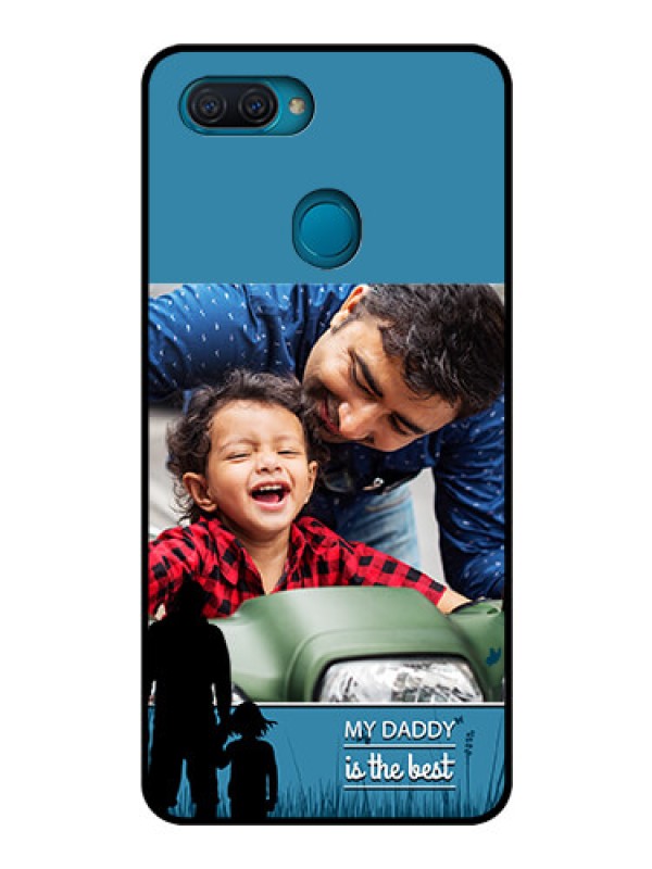 Custom Oppo A12 Custom Glass Mobile Case  - Best dad design 