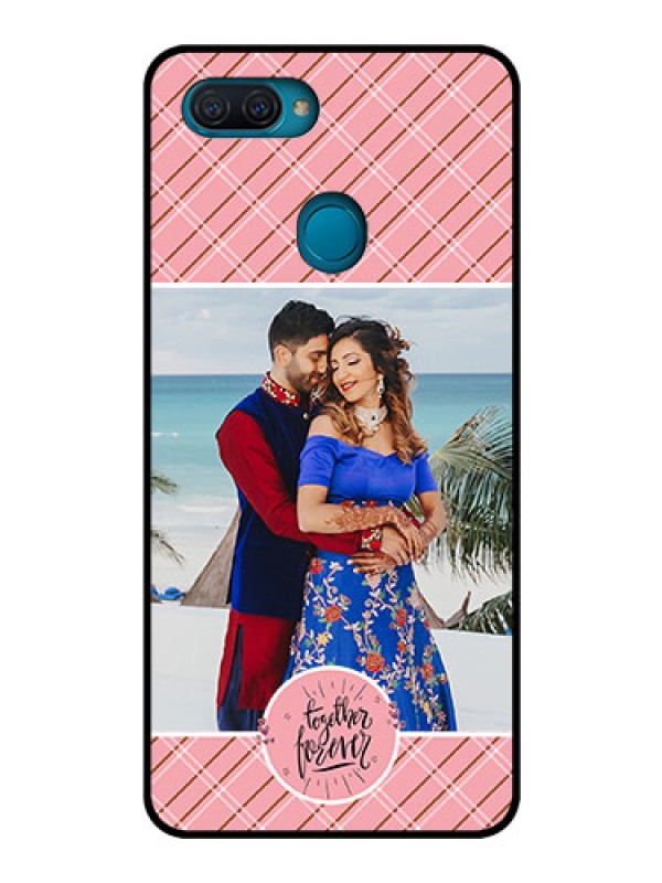 Custom Oppo A12 Personalized Glass Phone Case  - Together Forever Design