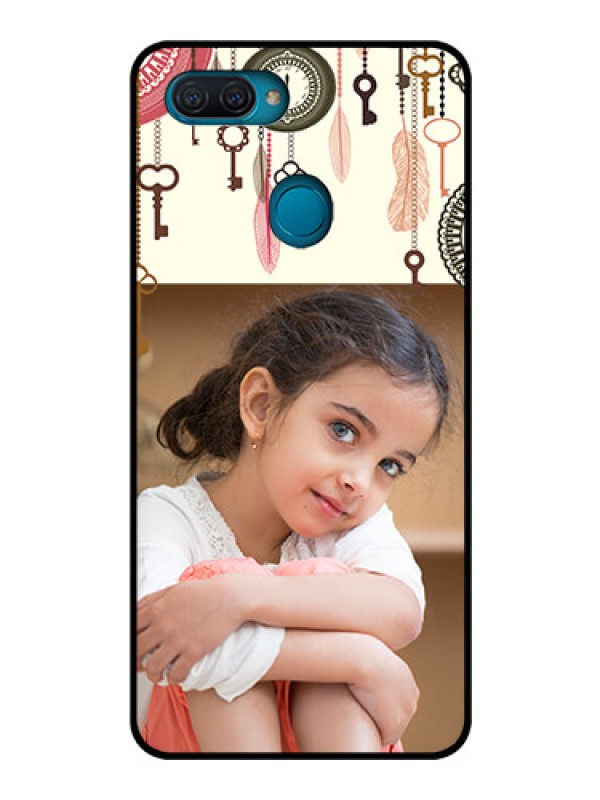 Custom Oppo A12 Custom Glass Mobile Case  - Boho Style Design