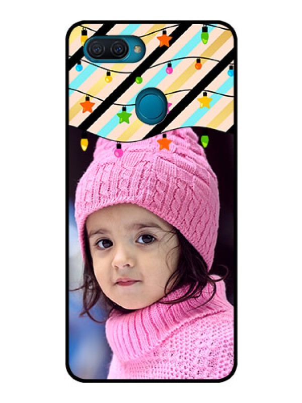 Custom Oppo A12 Custom Glass Mobile Case  - Lights Hanging Design