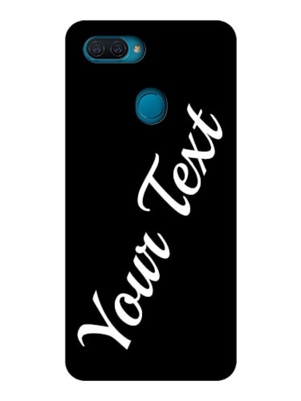 Custom Oppo A12 Custom Glass Mobile Cover with Your Name
