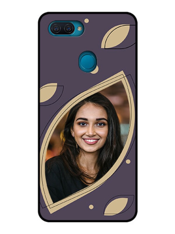 Custom Oppo A12 Custom Glass Mobile Case - Falling Leaf Design