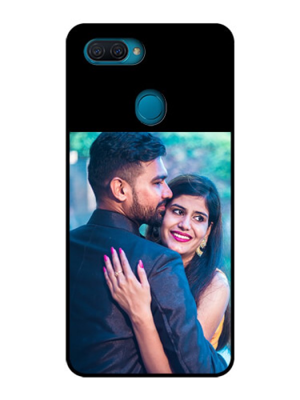 Custom Oppo A12 Custom Glass Phone Case - Upload Full Picture With Custom Color Design