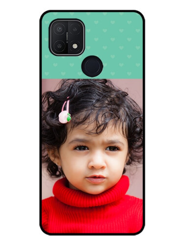 Custom Oppo A15 Custom Glass Phone Case - Lovers Picture Design