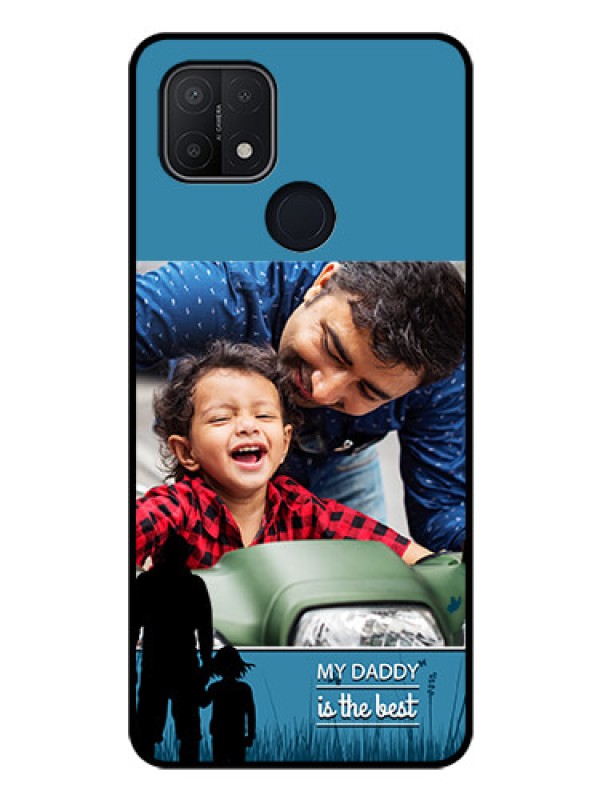 Custom Oppo A15 Custom Glass Mobile Case - Best dad design
