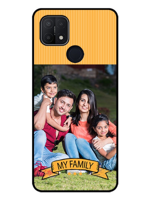 Custom Oppo A15 Custom Glass Phone Case - My Family Design