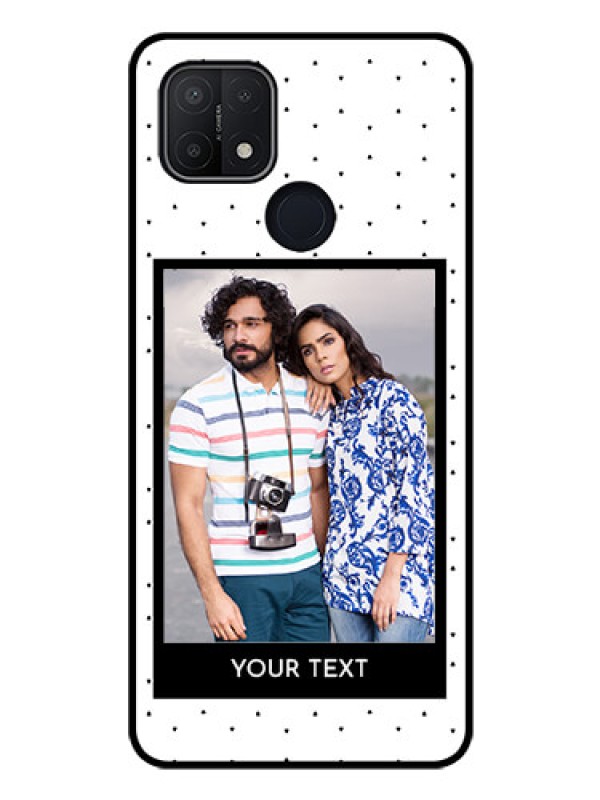 Custom Oppo A15s Photo Printing on Glass Case - Premium Design