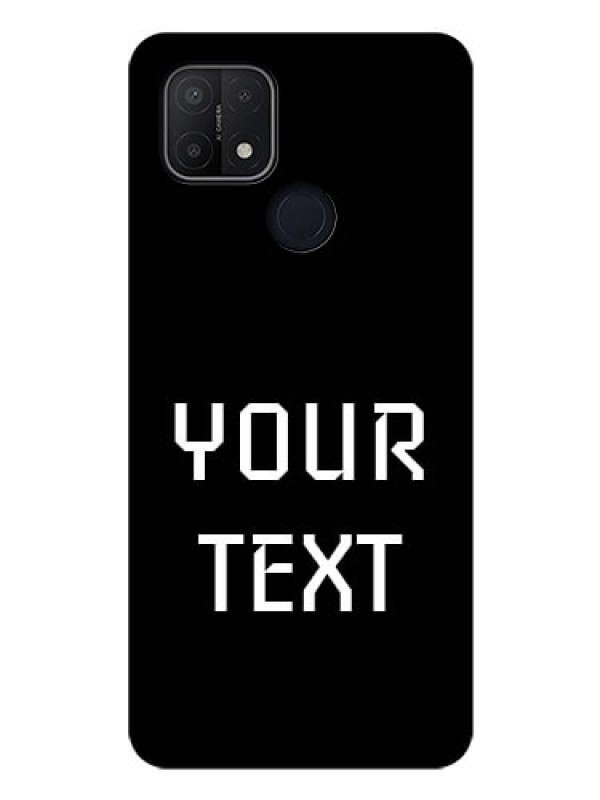 Custom Oppo A15s Your Name on Glass Phone Case