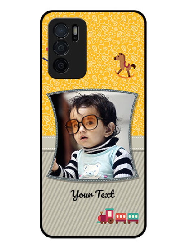 Custom Oppo A16 Personalized Glass Phone Case - Baby Picture Upload Design