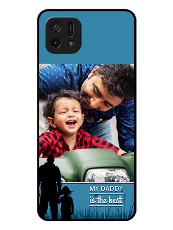 Custom Oppo A16e Custom Glass Mobile Case - Best dad design
