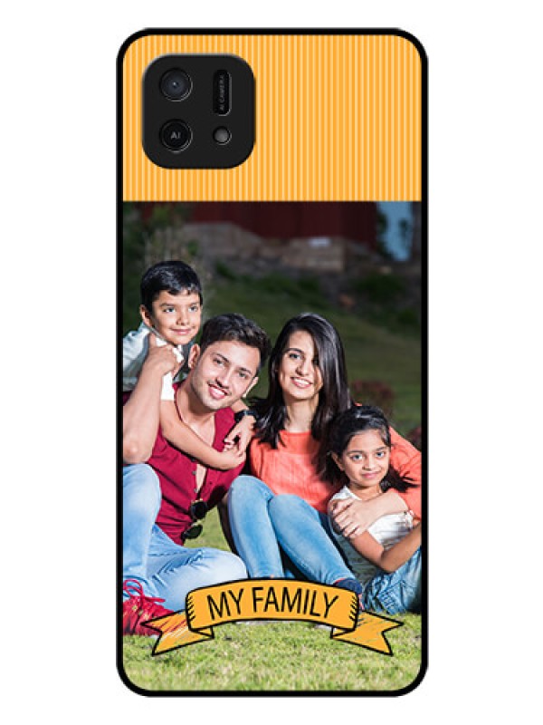 Custom Oppo A16e Custom Glass Phone Case - My Family Design