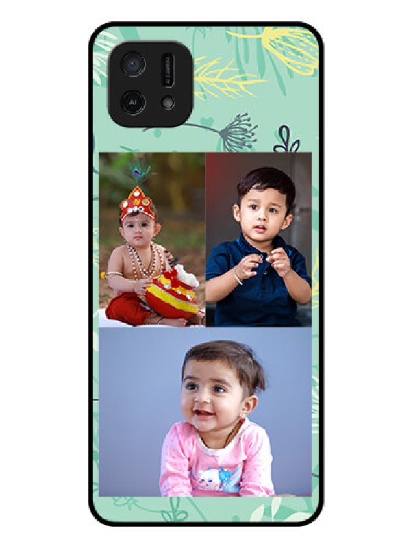 Custom Oppo A16e Photo Printing on Glass Case - Forever Family Design