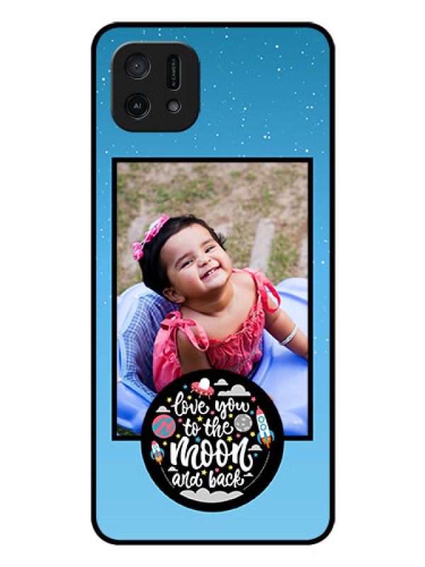 Custom Oppo A16e Custom Glass Mobile Case - Wave Pattern Colorful Design