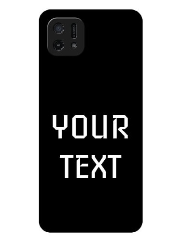 Custom Oppo A16e Your Name on Glass Phone Case