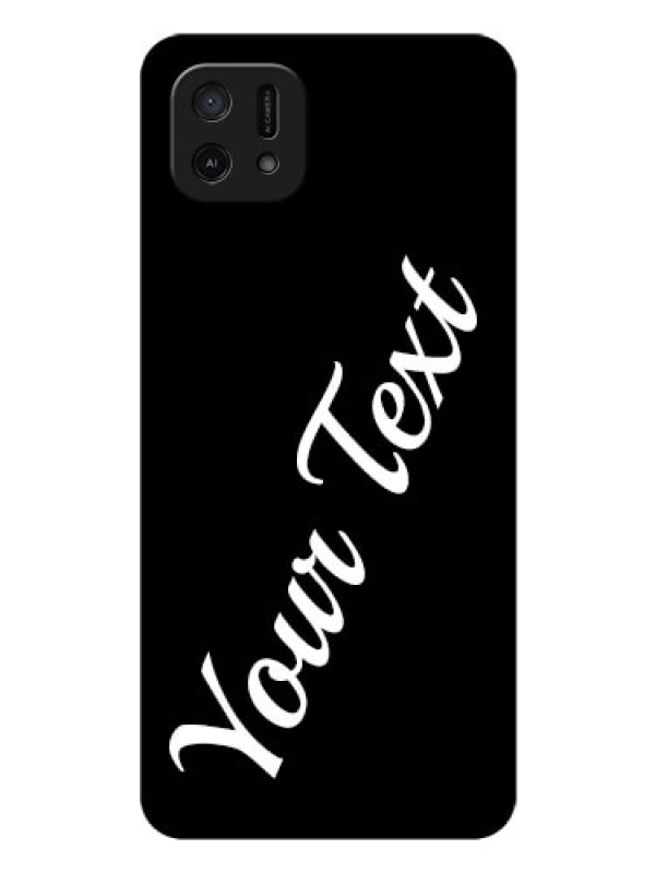 Custom Oppo A16e Custom Glass Mobile Cover with Your Name