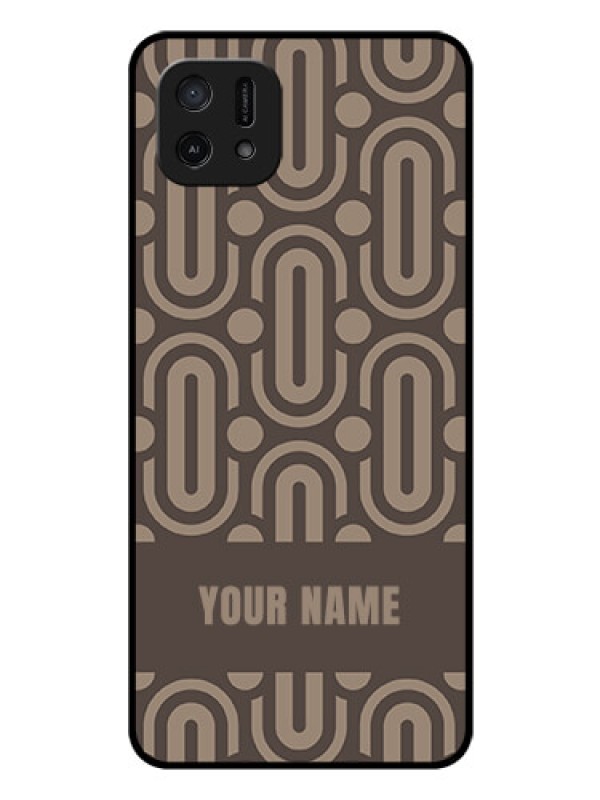 Custom Oppo A16e Custom Glass Phone Case - Captivating Zero Pattern Design