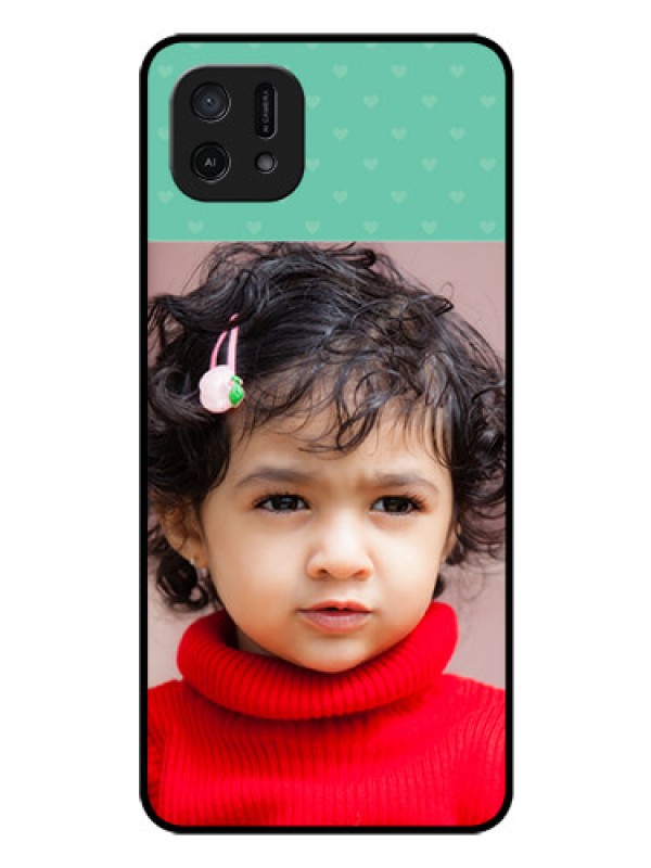 Custom Oppo A16k Custom Glass Phone Case - Lovers Picture Design