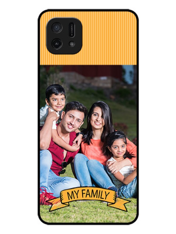 Custom Oppo A16k Custom Glass Phone Case - My Family Design