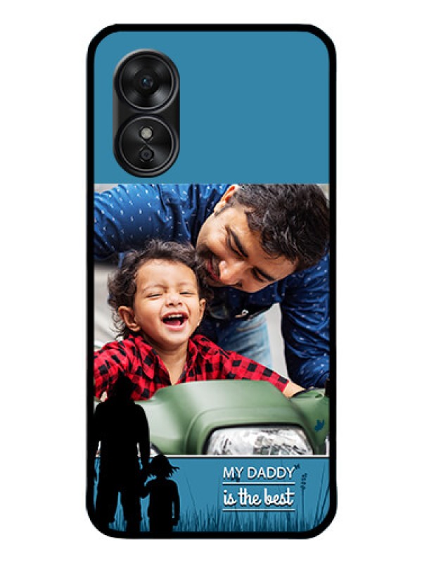 Custom Oppo A17 Custom Glass Mobile Case - Best dad design