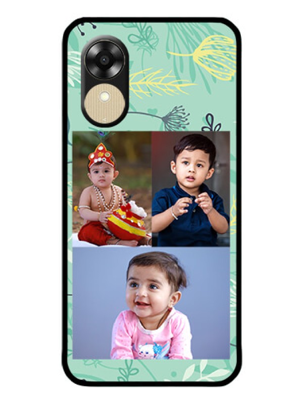 Custom Oppo A1k Photo Printing on Glass Case - Forever Family Design