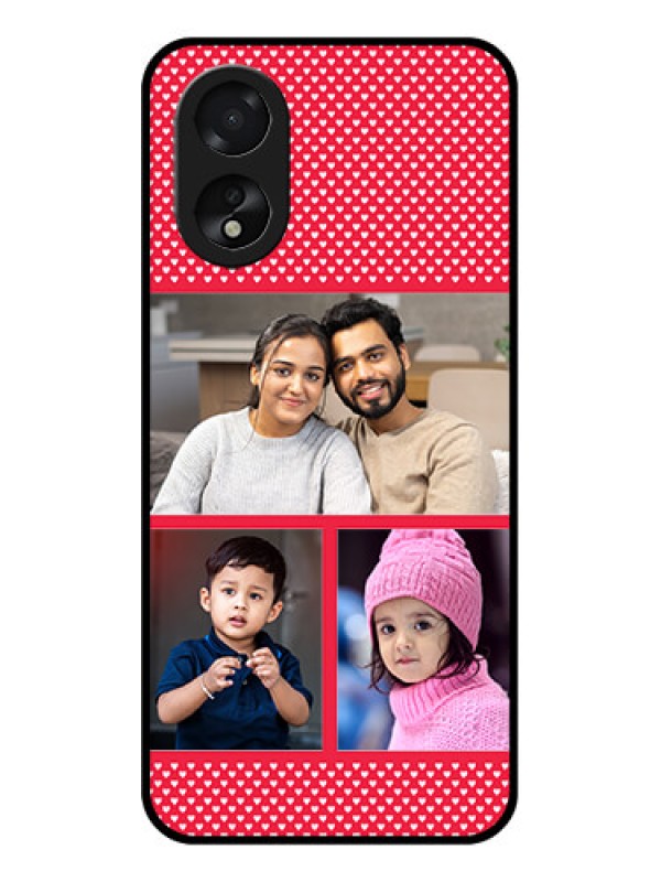 Custom Oppo A18 Custom Glass Phone Case - Bulk Photo Upload Design