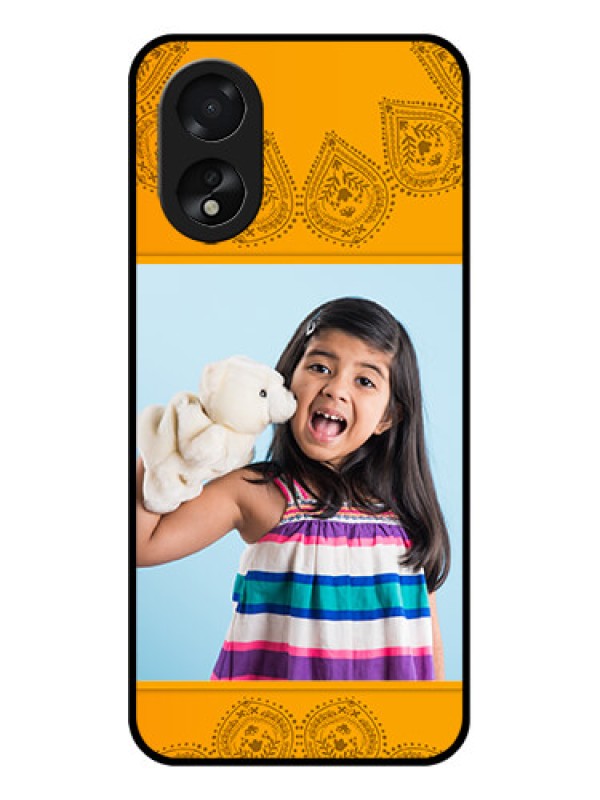 Custom Oppo A18 Custom Glass Phone Case - Photo Wedding Design