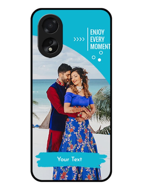 Custom Oppo A18 Custom Glass Phone Case - Happy Moment Design