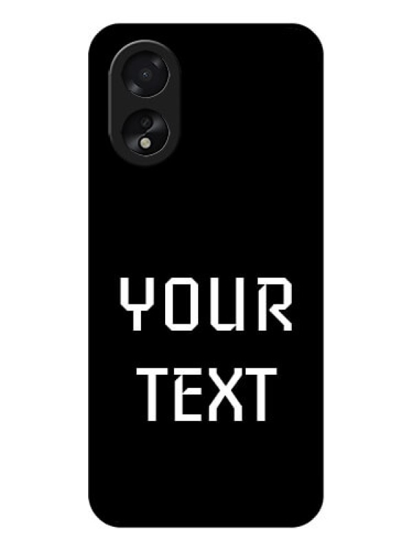Custom Oppo A18 Custom Glass Phone Case - Your Name Design