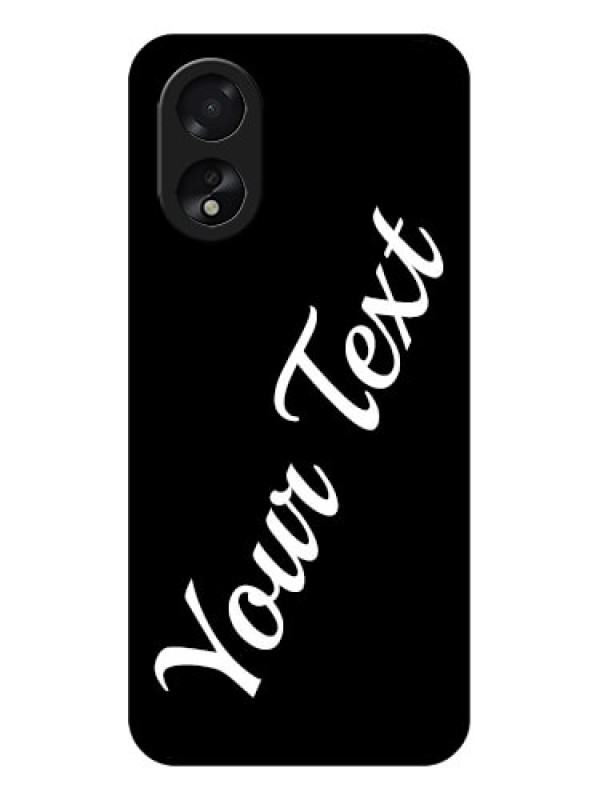 Custom Oppo A18 Custom Glass Phone Case - With Your Name Design