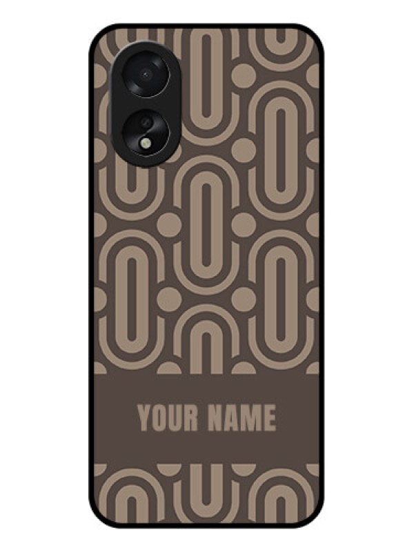 Custom Oppo A18 Custom Glass Phone Case - Captivating Zero Pattern Design