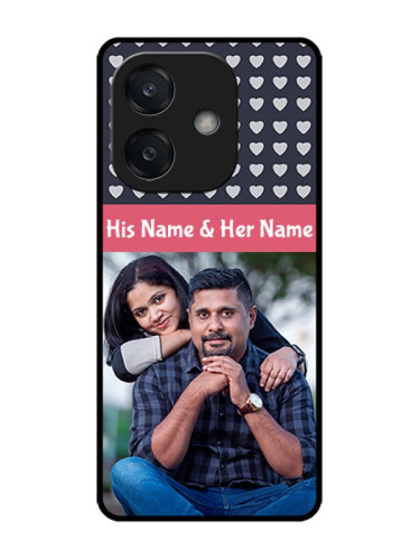 Custom Oppo A3 5G Custom Glass Phone CaseLove Symbols Design