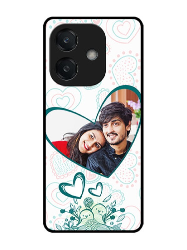 Custom Oppo A3 5G Custom Glass Phone CasePremium Couple Design