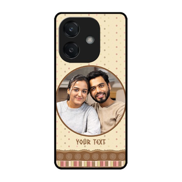 Oppo A3 5G Custom Glass Phone CaseBrown Dotted Mobile Case Design Oppo A3 5G Custom Glass Phone CaseBrown Dotted Mobile Case Design
