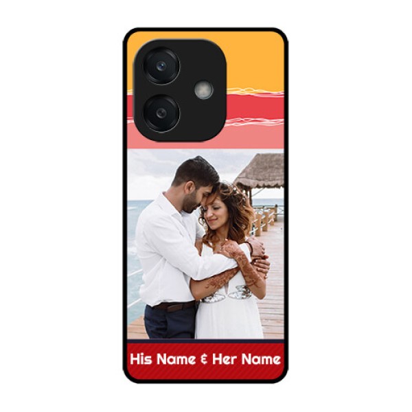 Oppo A3 5G Custom Glass Phone CaseColorful Case Design