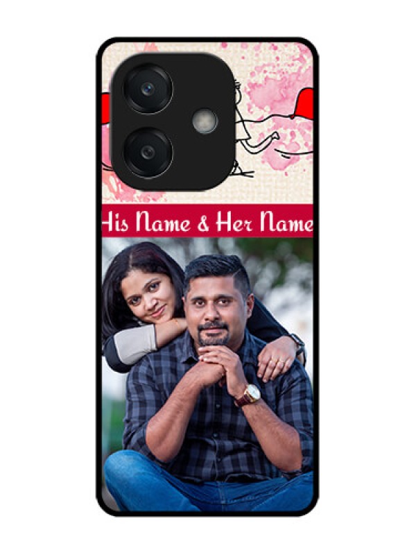 Custom Oppo A3 5G Custom Glass Phone CaseYou And Me Case Design