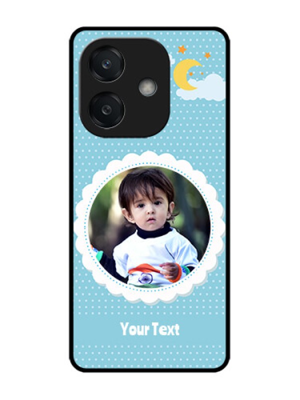 Custom Oppo A3 5G Custom Glass Phone CaseViolet Pattern Design