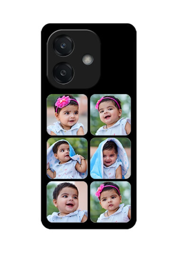 Oppo A3 5G Custom Glass Phone CaseMultiple Pictures Design