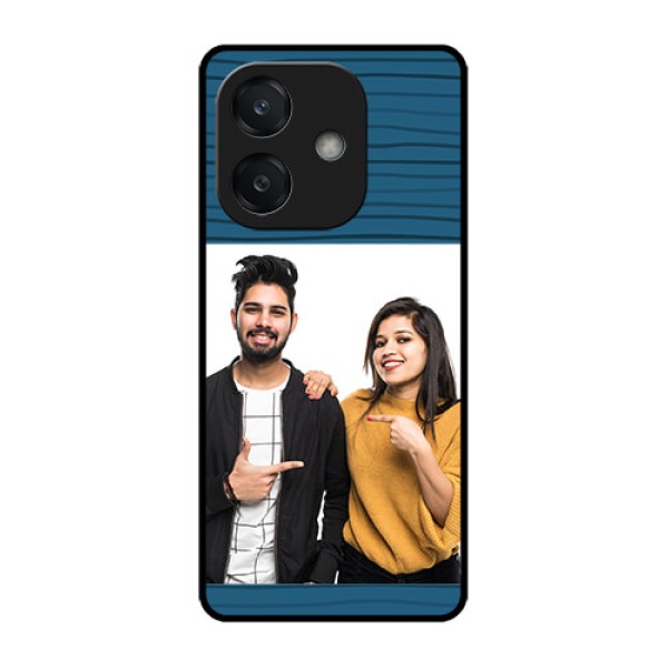 Oppo A3 5G Custom Glass Phone CaseBlue Pattern Cover Design Oppo A3 5G Custom Glass Phone CaseBlue Pattern Cover Design