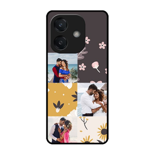 Oppo A3 5G Custom Glass Phone Case3 Images With Floral Design Oppo A3 5G Custom Glass Phone Case3 Images With Floral Design