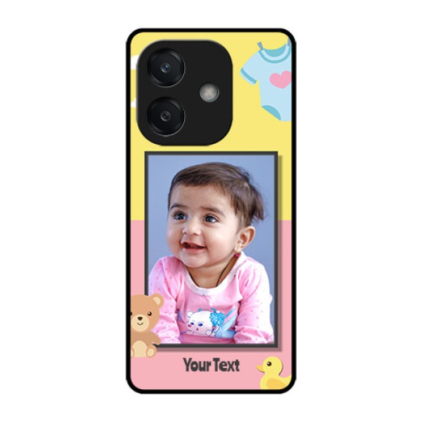 Oppo A3 5G Custom Glass Phone CaseKids 2 Color Design