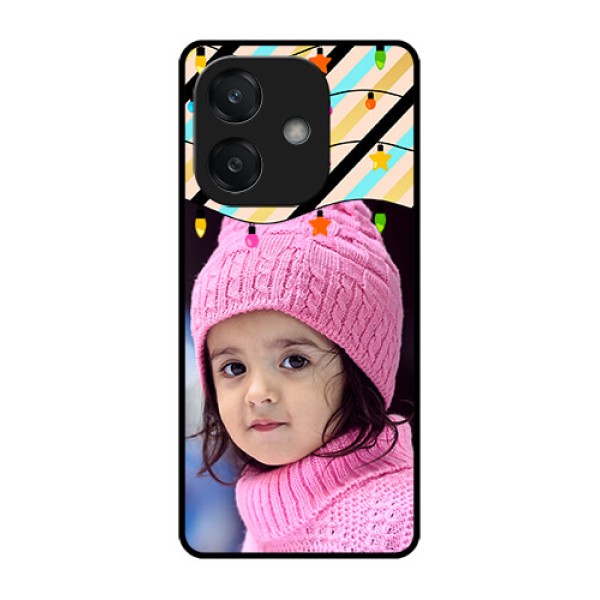 Oppo A3 5G Custom Glass Phone CaseLights Hanging Design