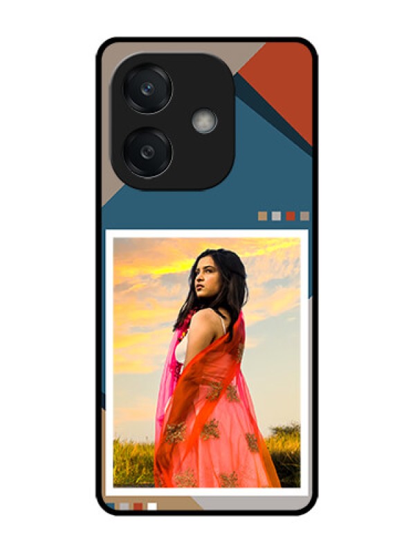 Custom Oppo A3 5G Custom Glass Phone CaseRetro Color Pallet Design