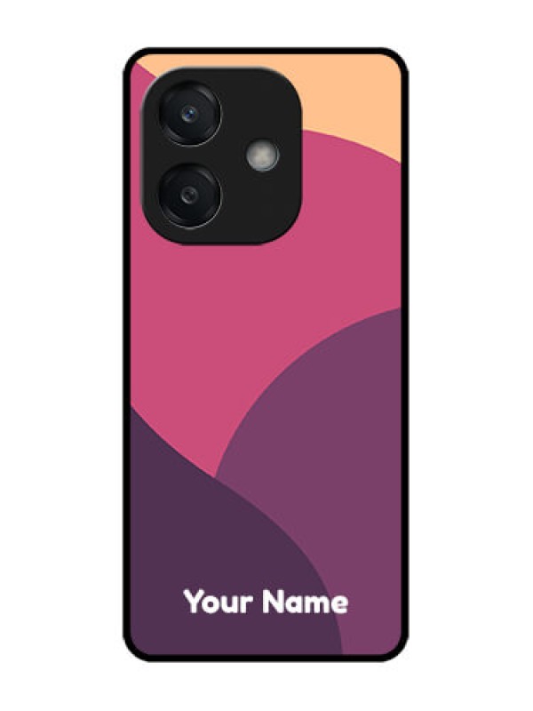 Custom Oppo A3 5G Custom Glass Phone CaseMixed Multi - Colour Abstract Art Design