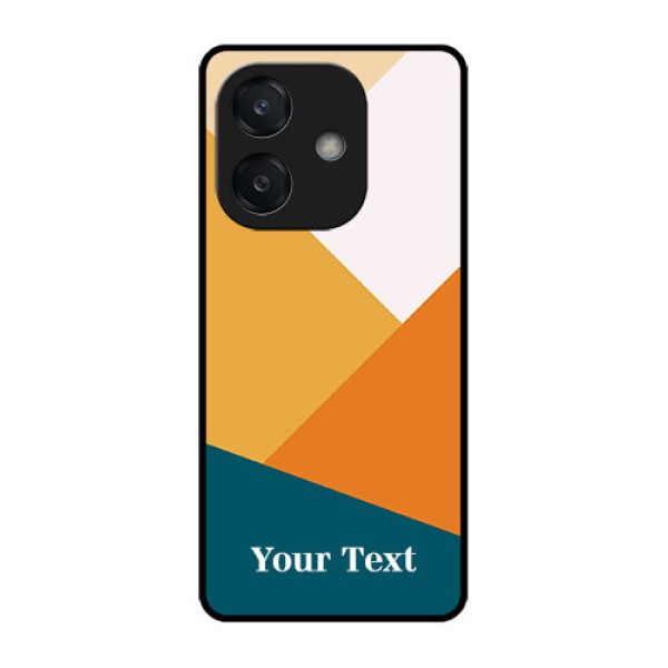 Oppo A3 5G Custom Glass Phone CaseStacked Multi - Colour Design Oppo A3 5G Custom Glass Phone CaseStacked Multi - Colour Design