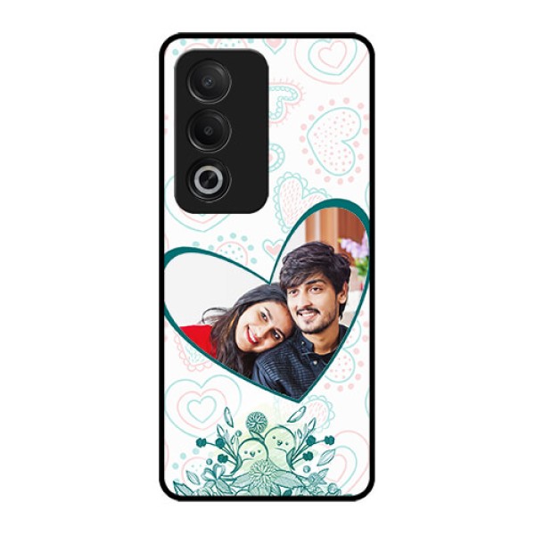 Oppo A3 Pro 5G Custom Glass Phone CasePremium Couple Design