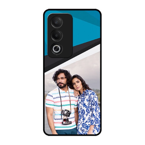 Oppo A3 Pro 5G Custom Glass Phone CaseSimple Pattern Photo Upload Design