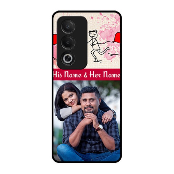 Oppo A3 Pro 5G Custom Glass Phone CaseYou And Me Case Design