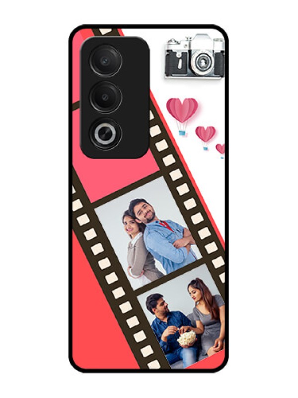 Custom Oppo A3 Pro 5G Custom Glass Phone Case3 Image Holder With Film Reel