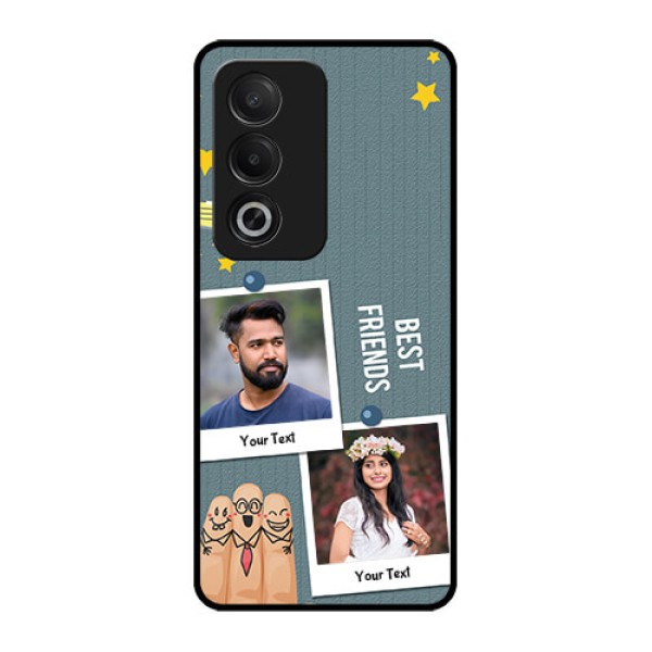 Oppo A3 Pro 5G Custom Glass Phone CaseSticky Frames And Friendship Design Oppo A3 Pro 5G Custom Glass Phone CaseSticky Frames And Friendship Design
